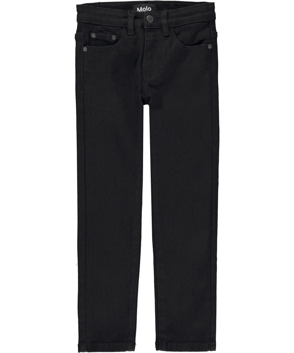 Aksel - Black - Zwarte jeans met stretch en gerecycled polyester