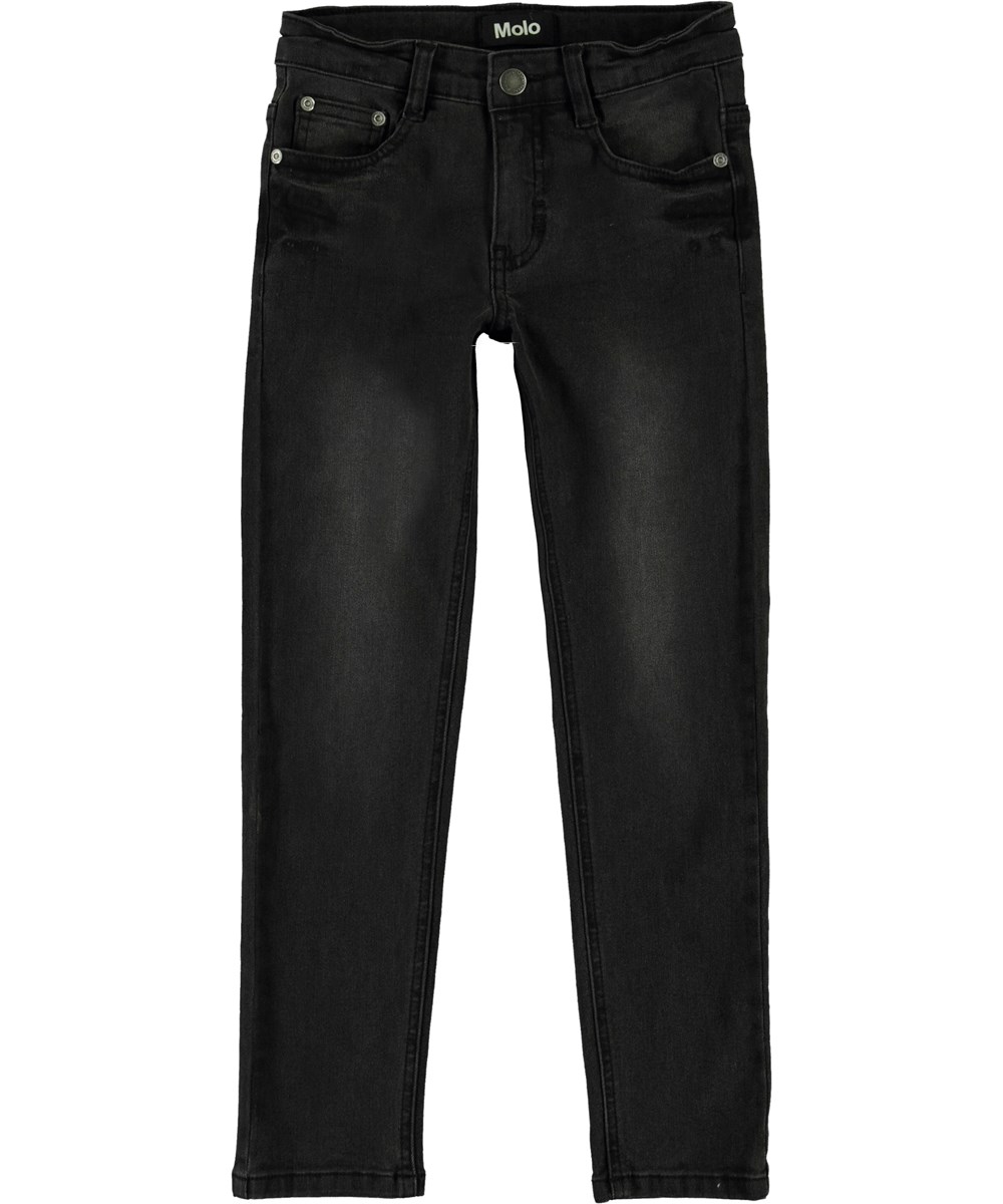 Aksel - Black - Zwarte slimfit spijkerbroek