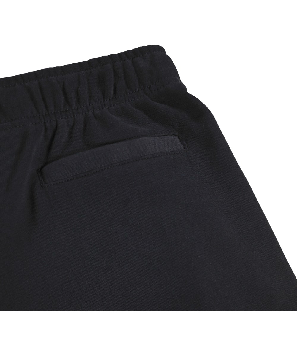 Allen - Black - Zwarte kinderjoggingbroek gemaakt van zachte katoen