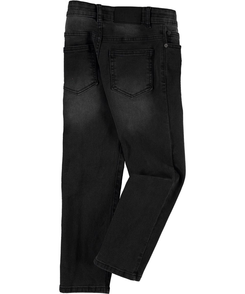 Alon - Washed Black - Zwarte jeans in een normale pasvorm