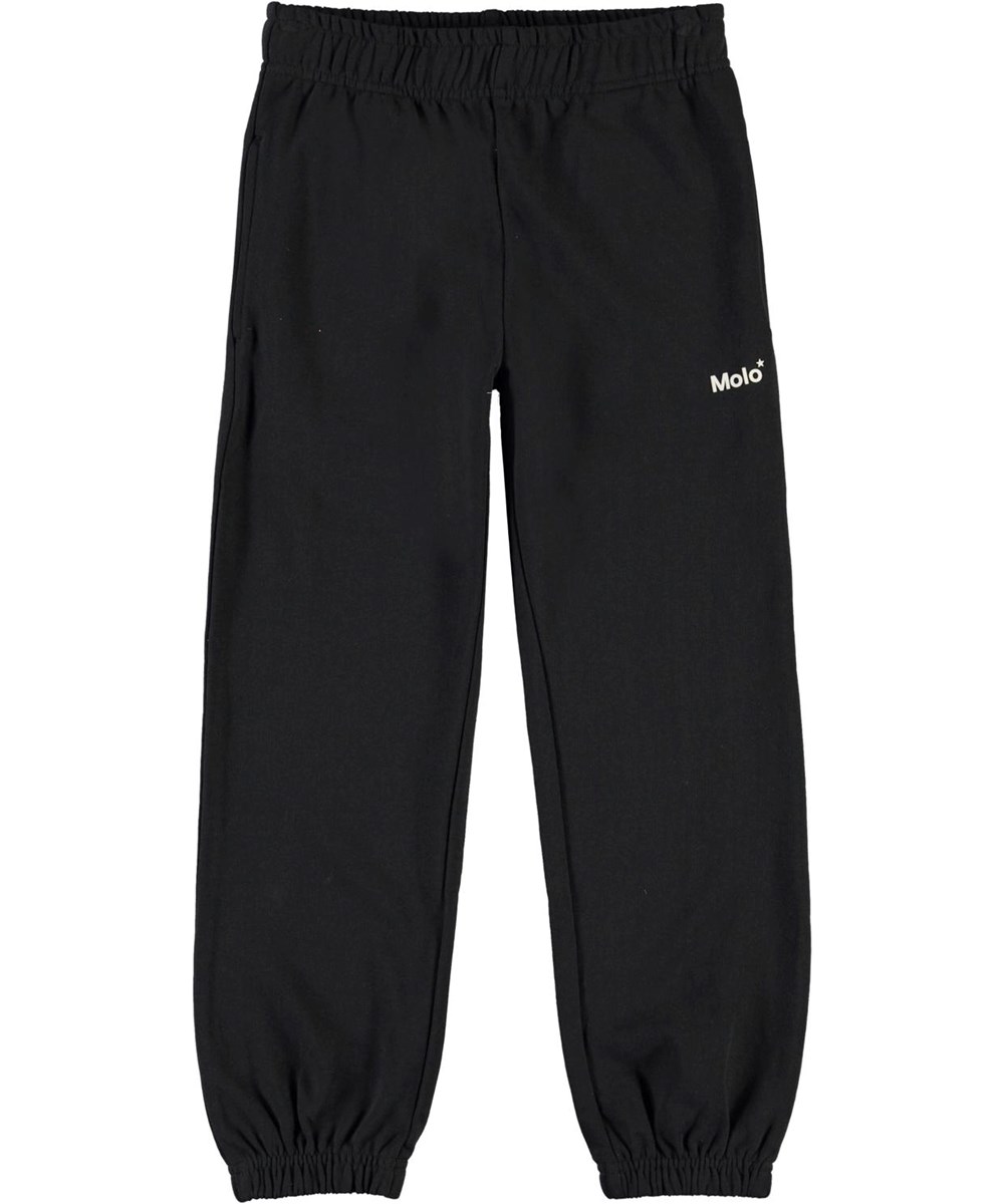 Am - Black - Zwarte sportieve joggingbroek