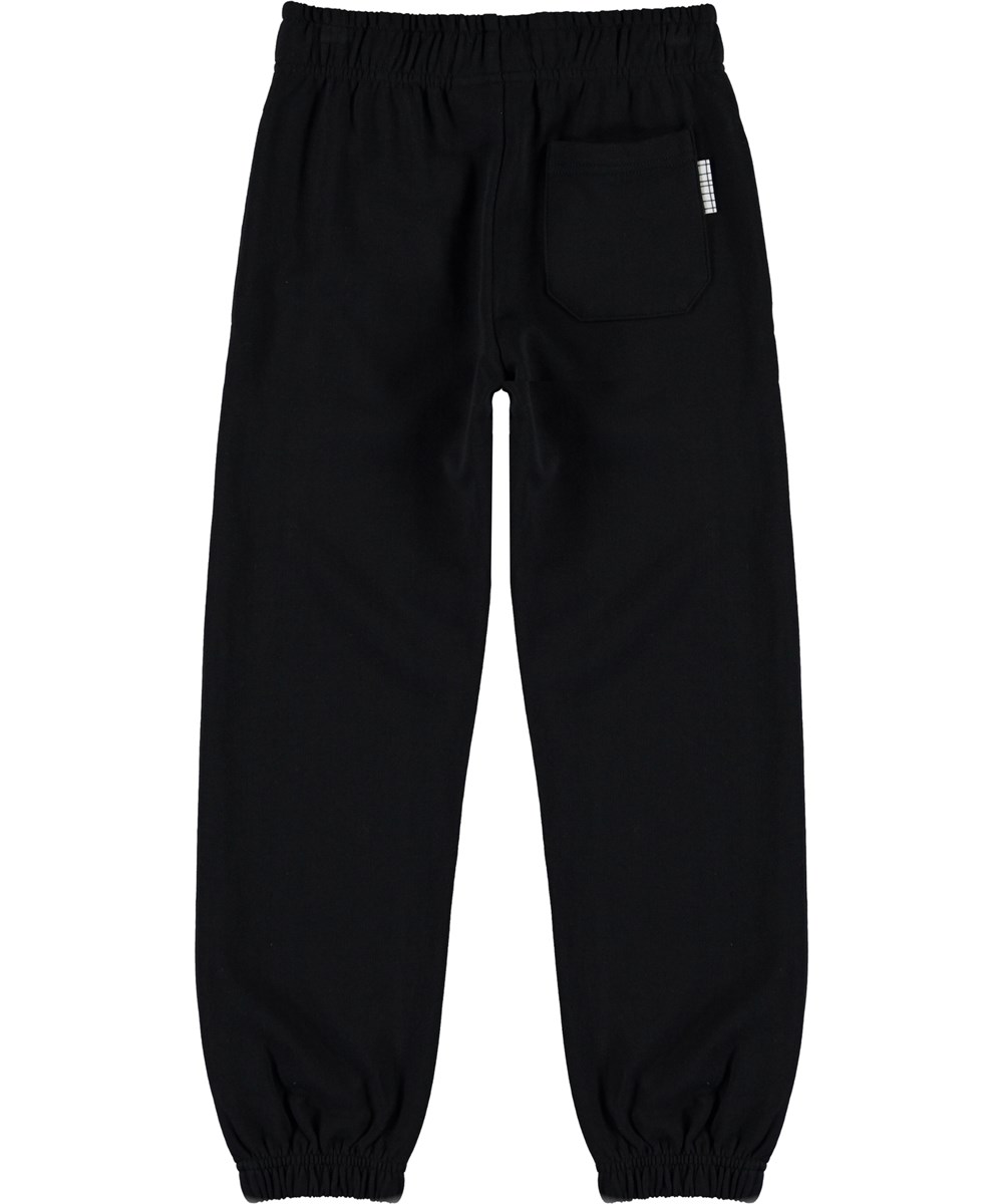 Am - Black - Zwarte biologische joggingbroek 