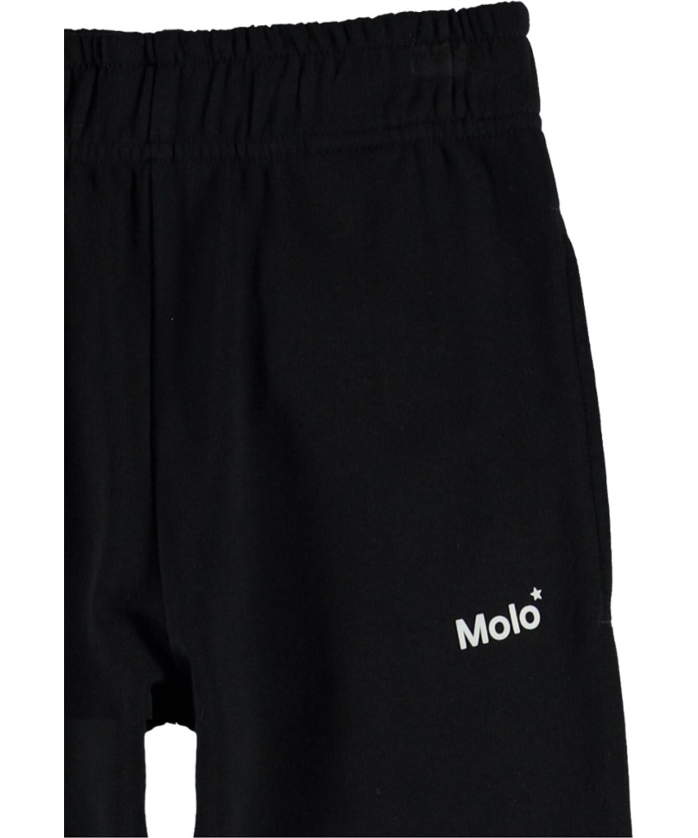 Am - Black - Zwarte biologische joggingbroek 