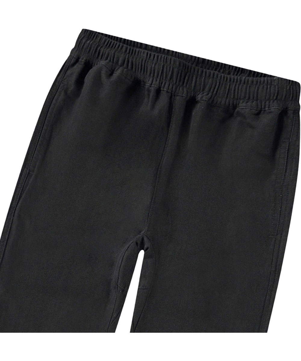 Amor - Black - Zwarte linnen kinderbroek