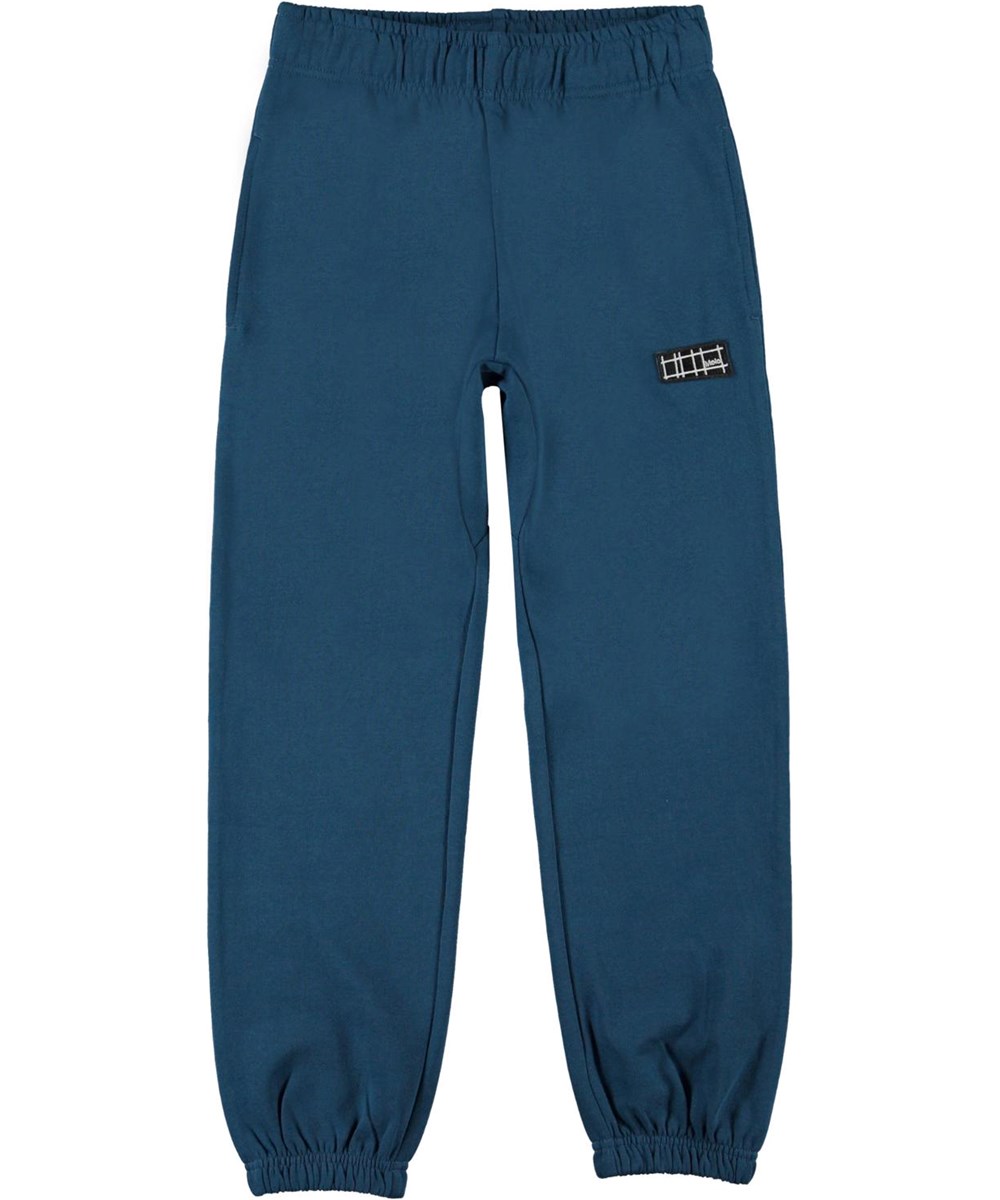 Ams - Sea - Blauwe biologische joggingbroek