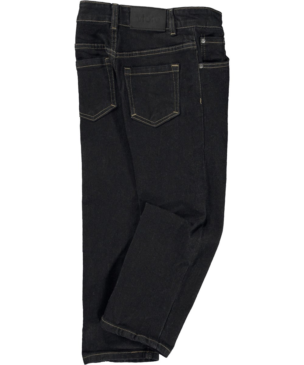 Andy - Dark Denim - Zwarte jeans met stretch
