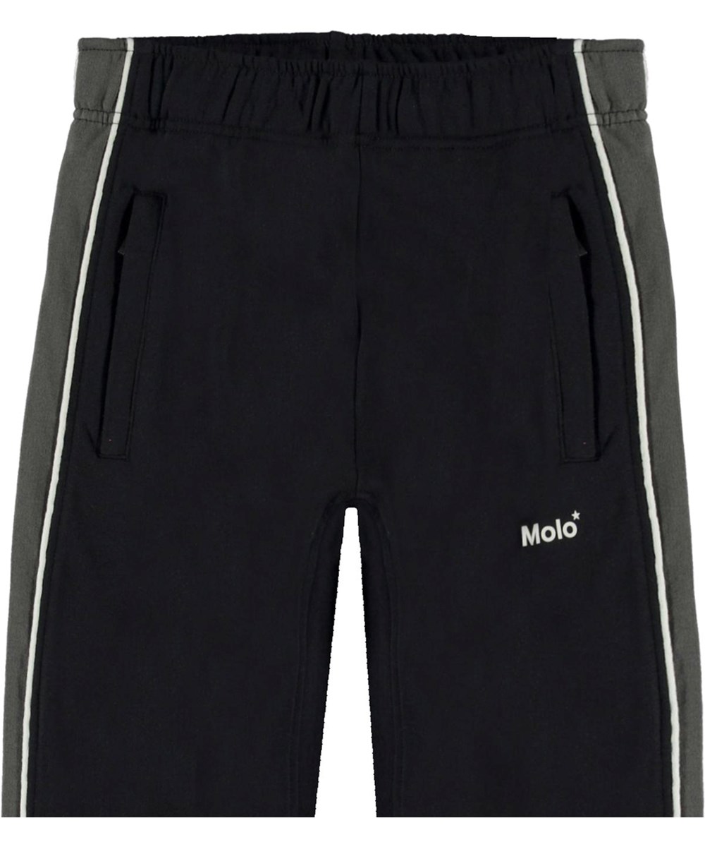 Anoua - Black - Zwarte met grijze biologische joggingbroek