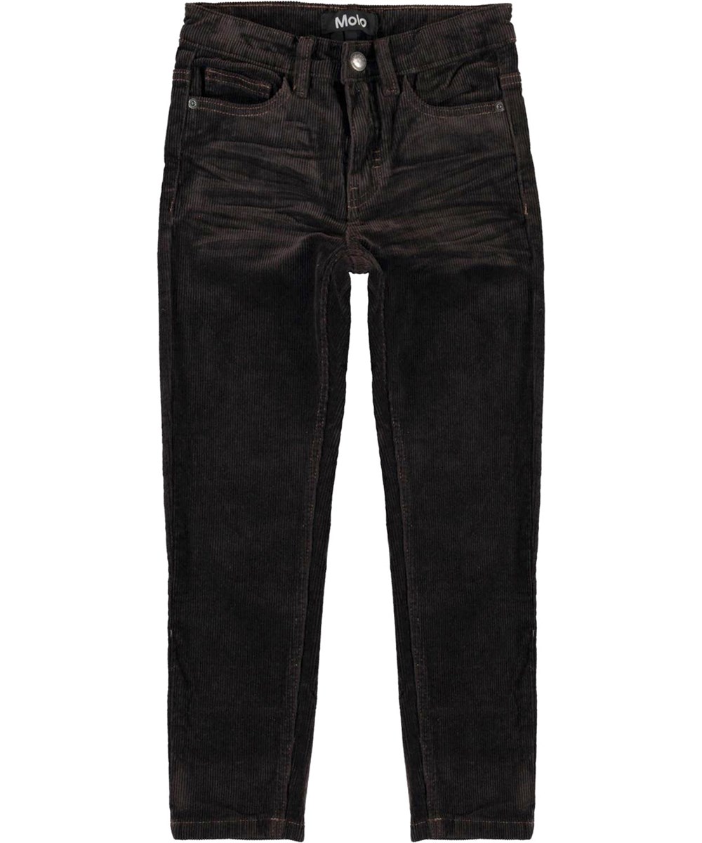 Anton - Brown Darkness - Bruine corduroy broek