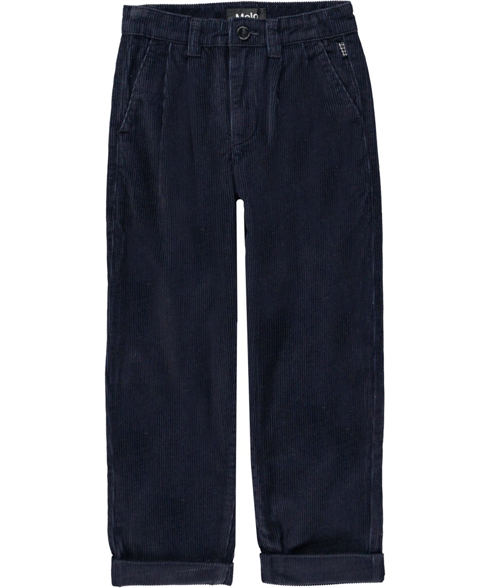 Ari - Dark Sky - Zwarte corduroy broek