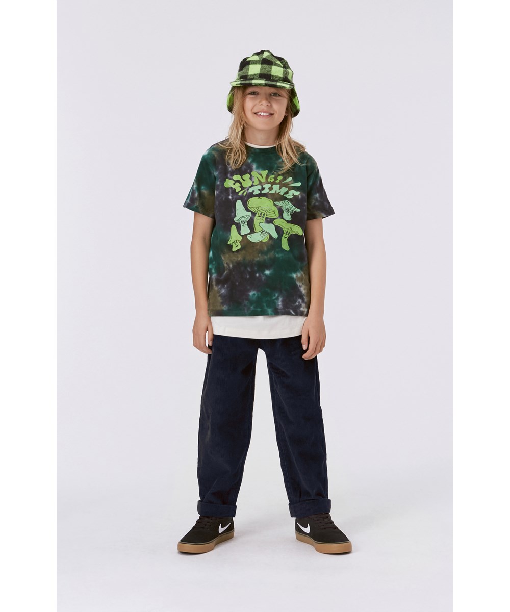 Ari - Dark Sky - Zwarte corduroy broek