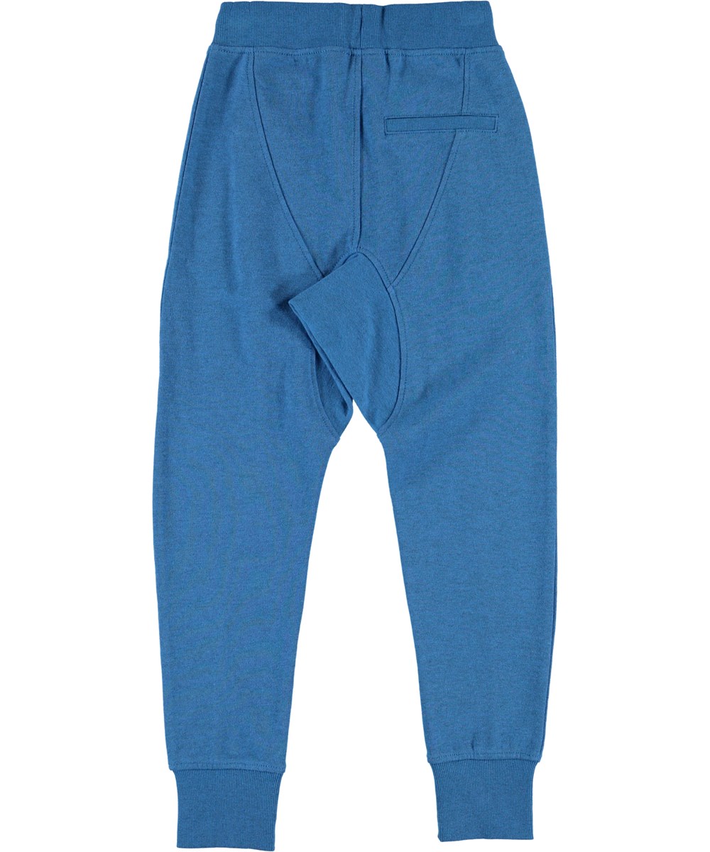 Ashton - Azure - Sportieve blauwe joggingbroek