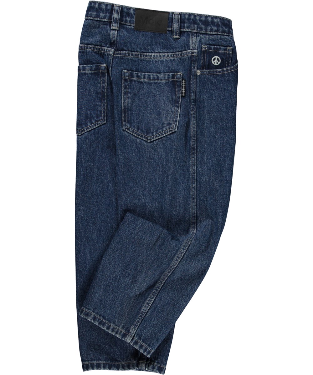 Aska - Blue Denim - Blauwe oversized jeans