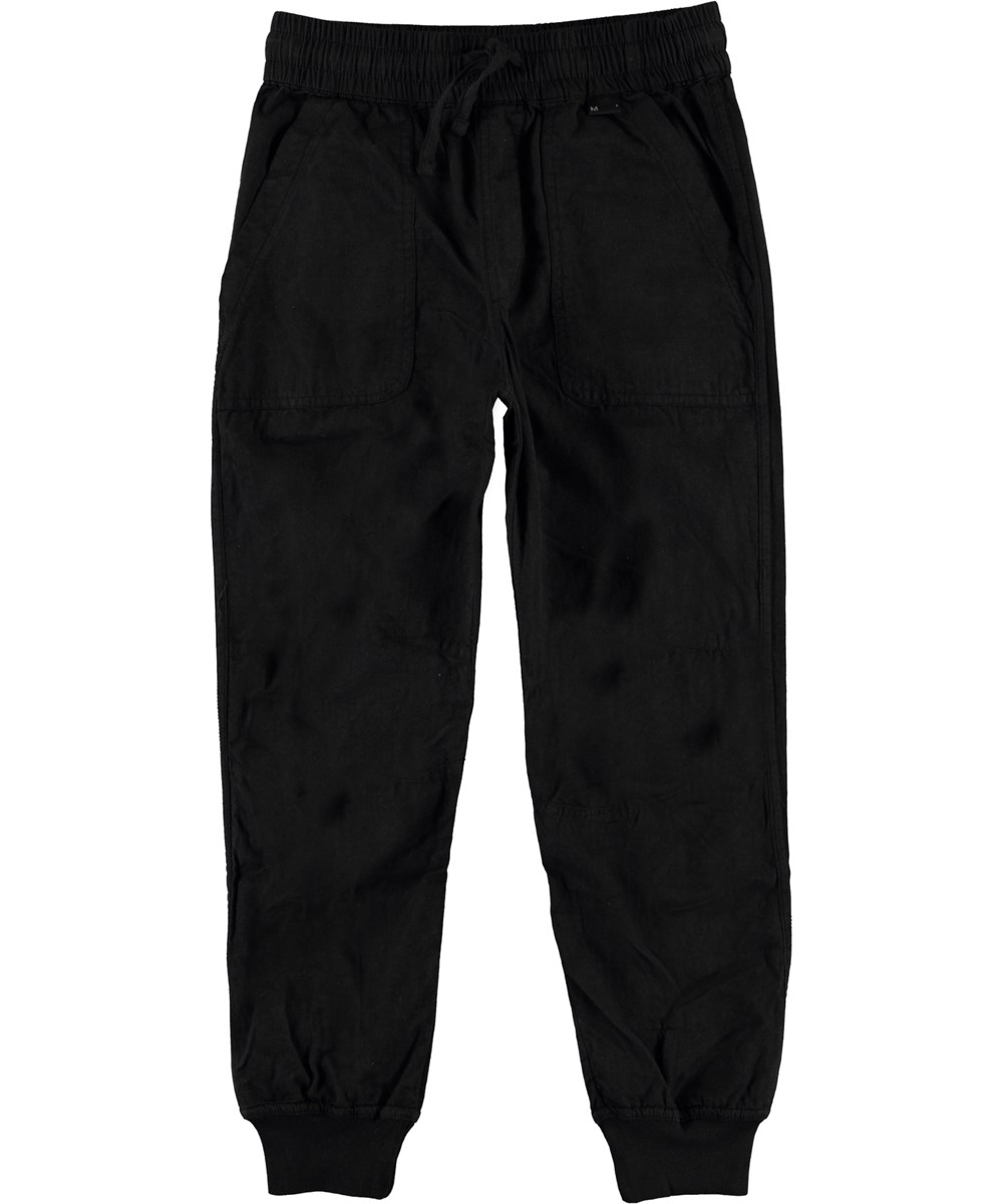 Atlas - Black - Sportieve zwarte broek