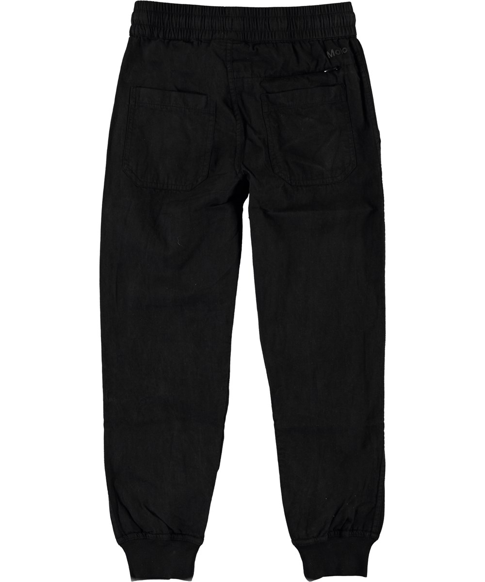 Atlas - Black - Sportieve zwarte broek