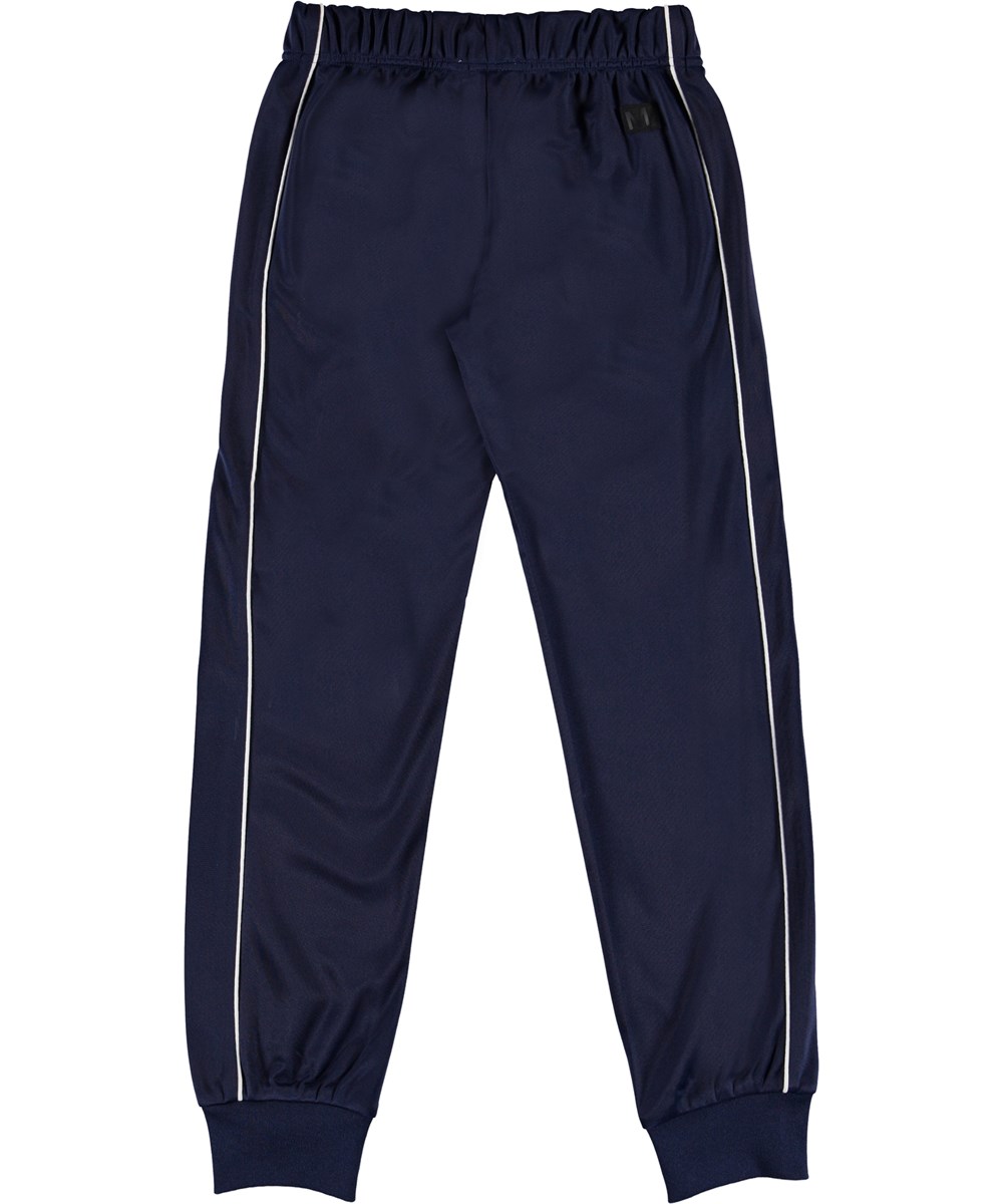 Aubin - Sailor - Donkerblauwe trainingsbroek met witte strepen