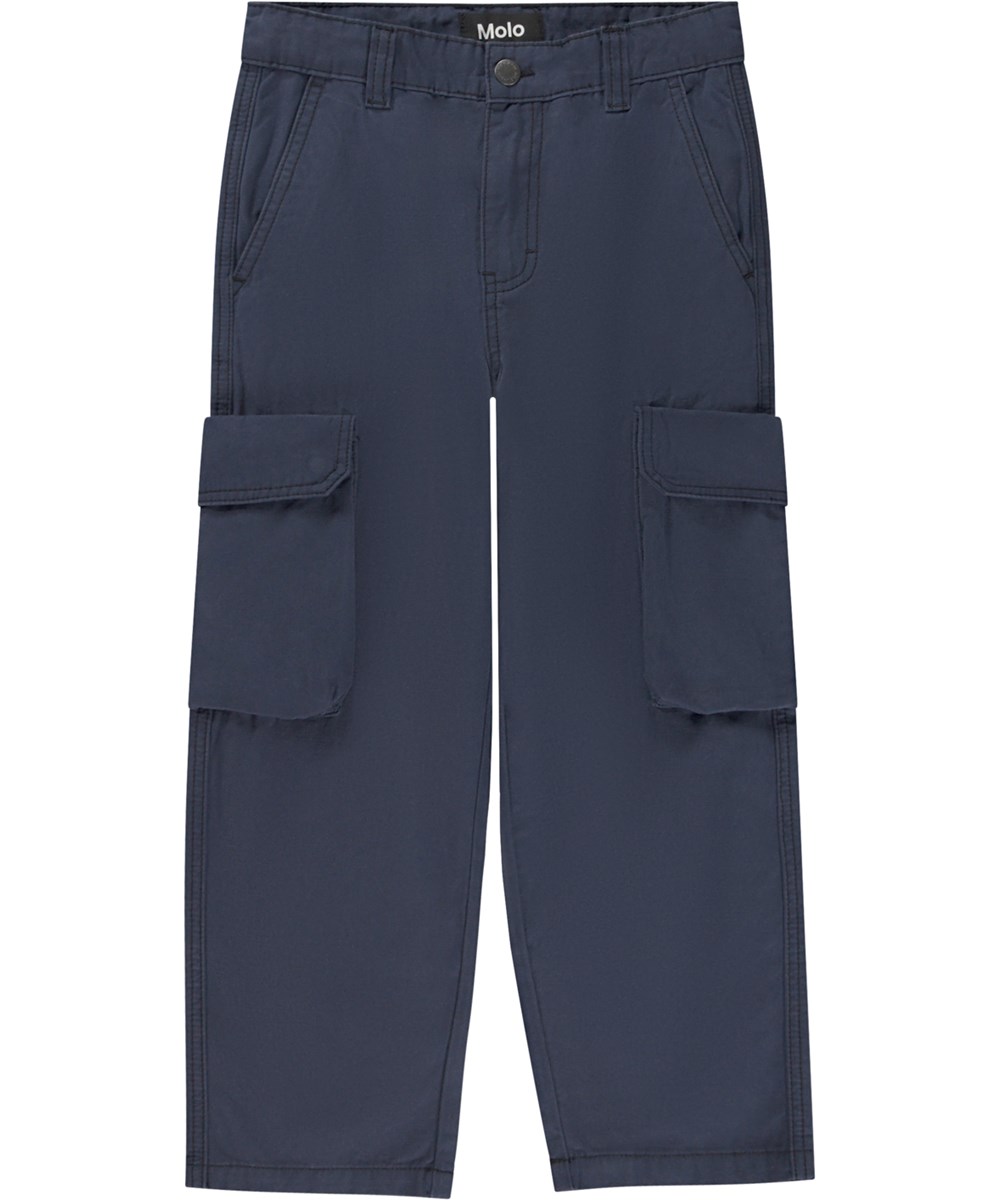 Austin - Dark Sky - Donkerblauwe cargo broek