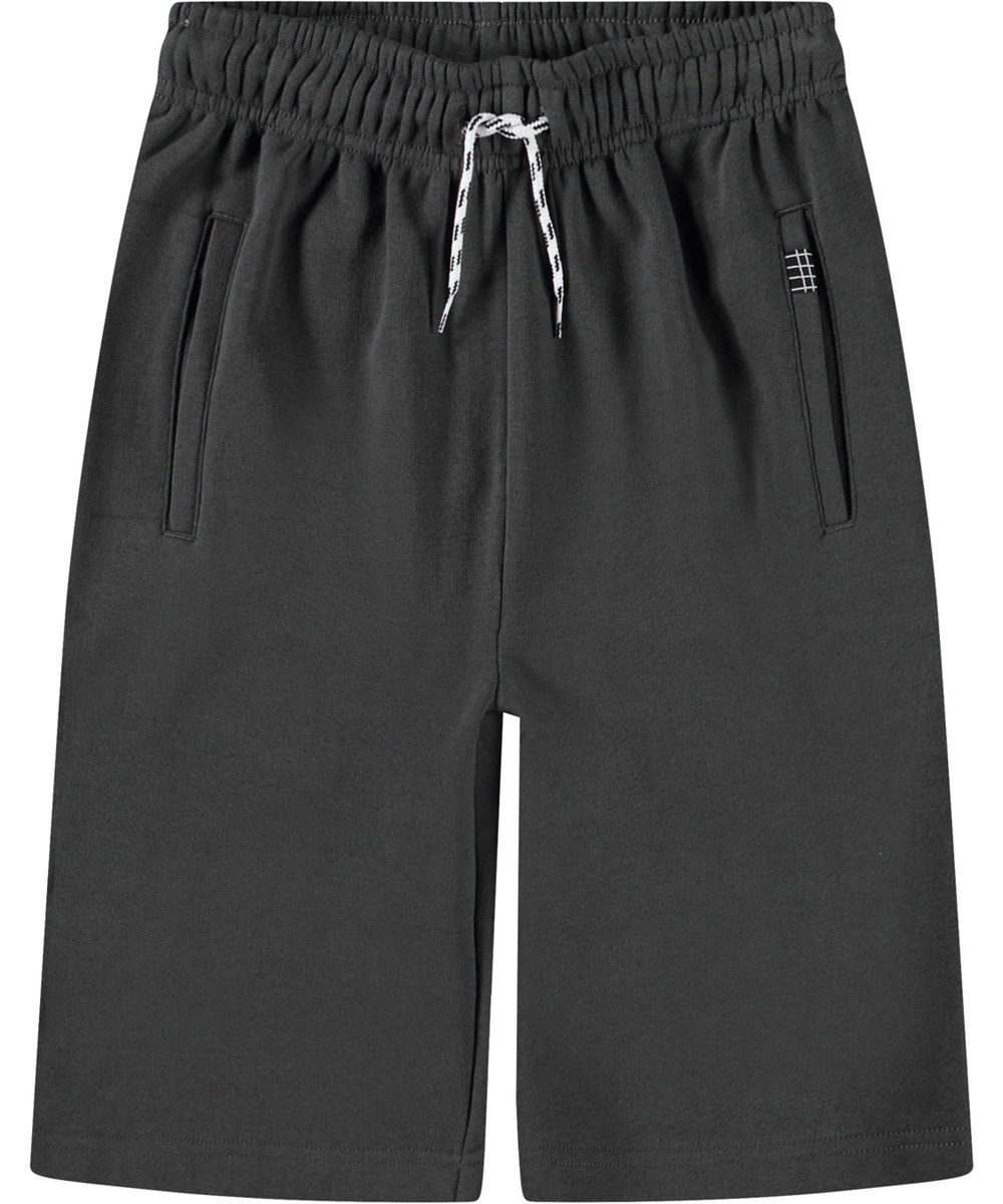 Addo - Unexplored - Grijze basketbal kindershort van biologisch katoen