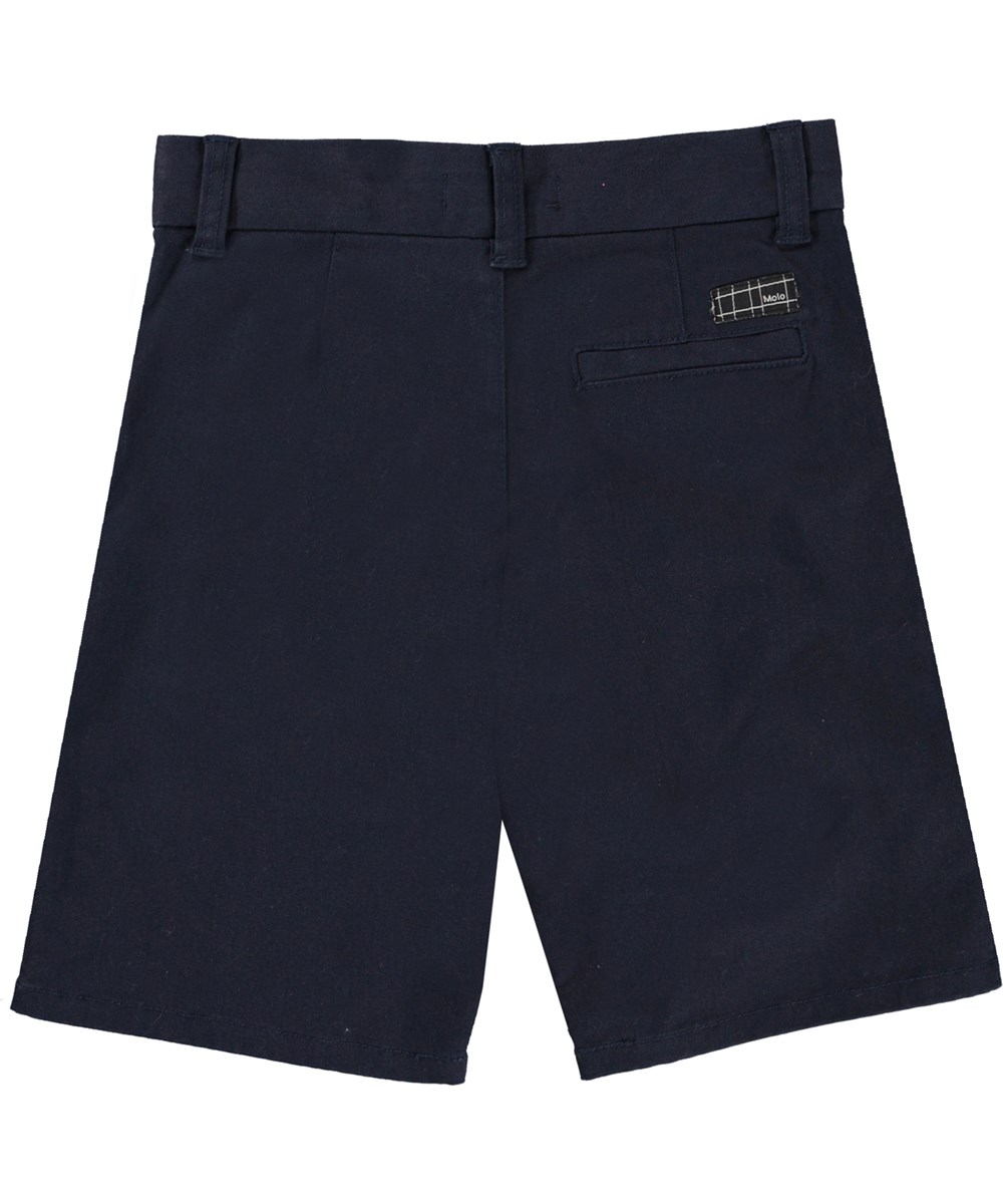 Alan - Galaxy Blue - Donkerblauwe chino korte broek