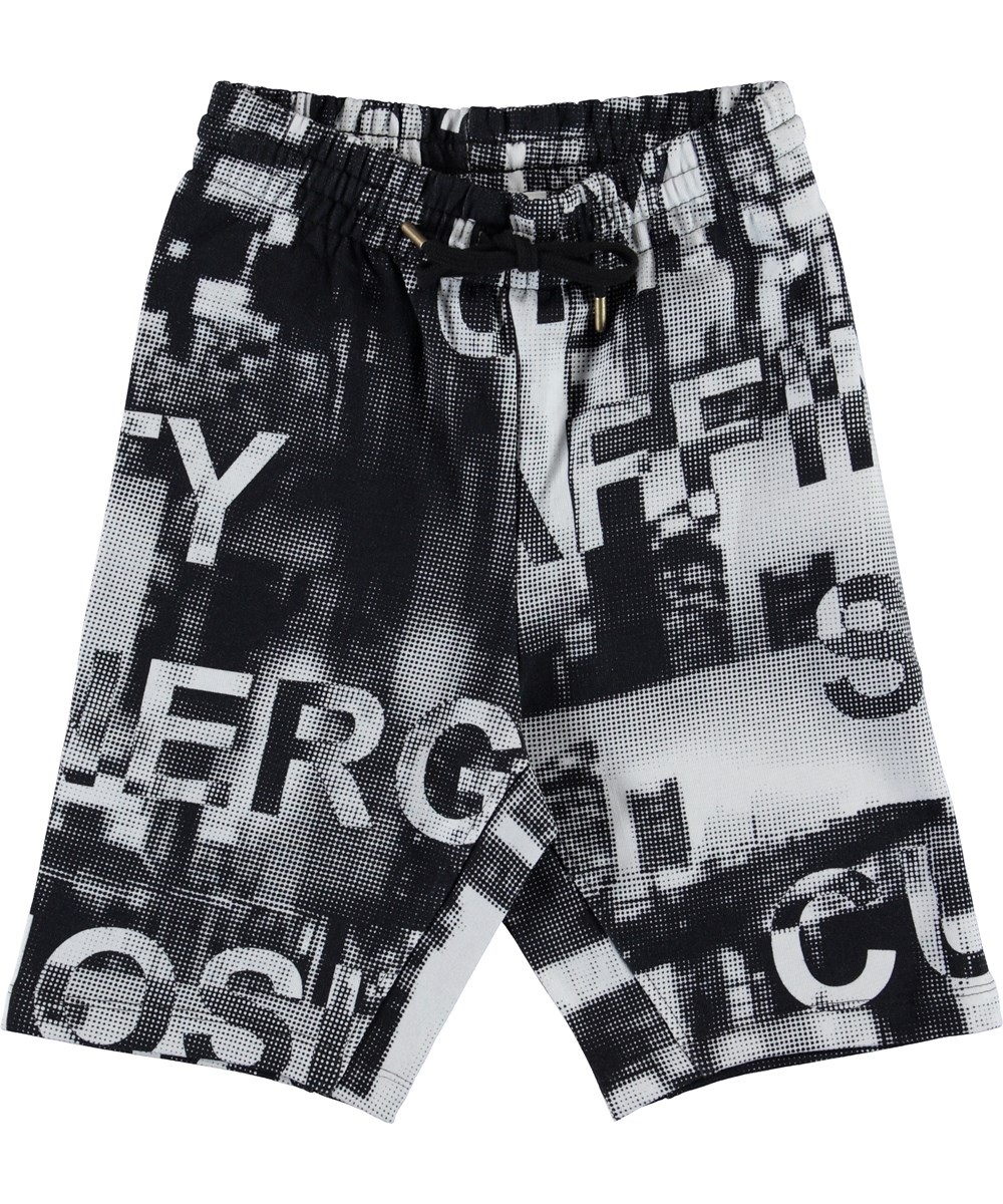 Aliases - Grainy Text - Korte joggingbroek met tekst