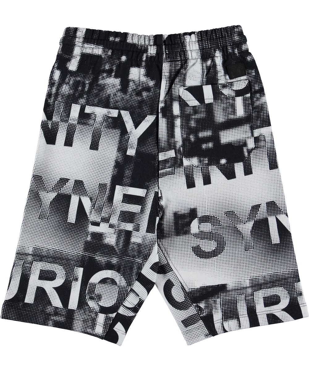 Aliases - Grainy Text - Korte joggingbroek met tekst