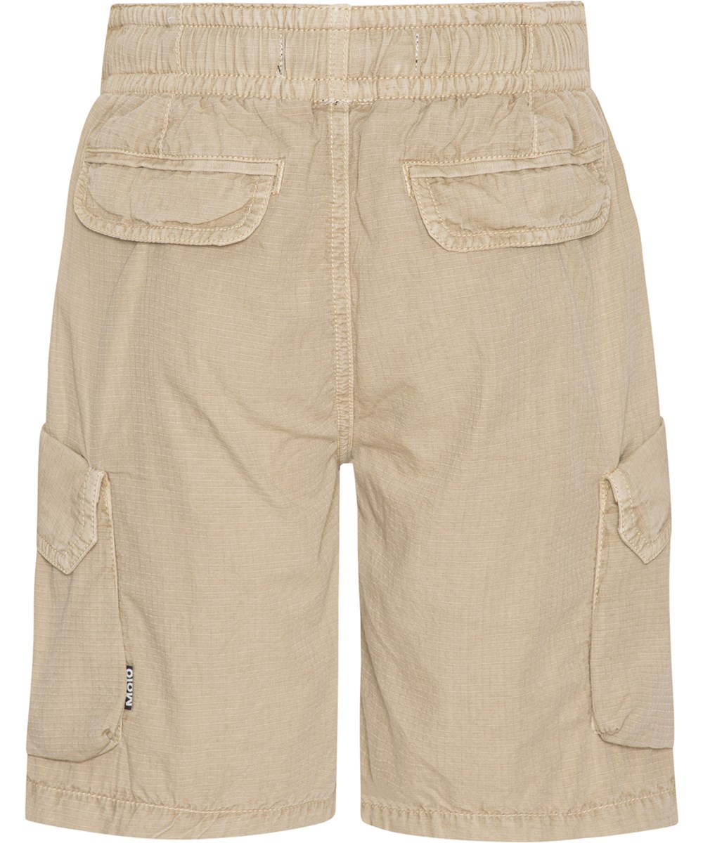 Argod - Rock - Kakikleurige cargo korte broek met zakken