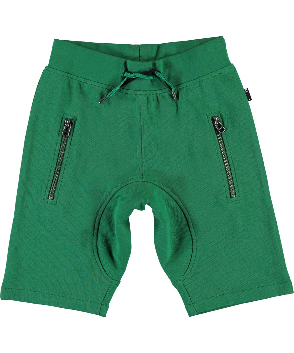 Ashtonshort - Jungle - Groene korte joggingbroek