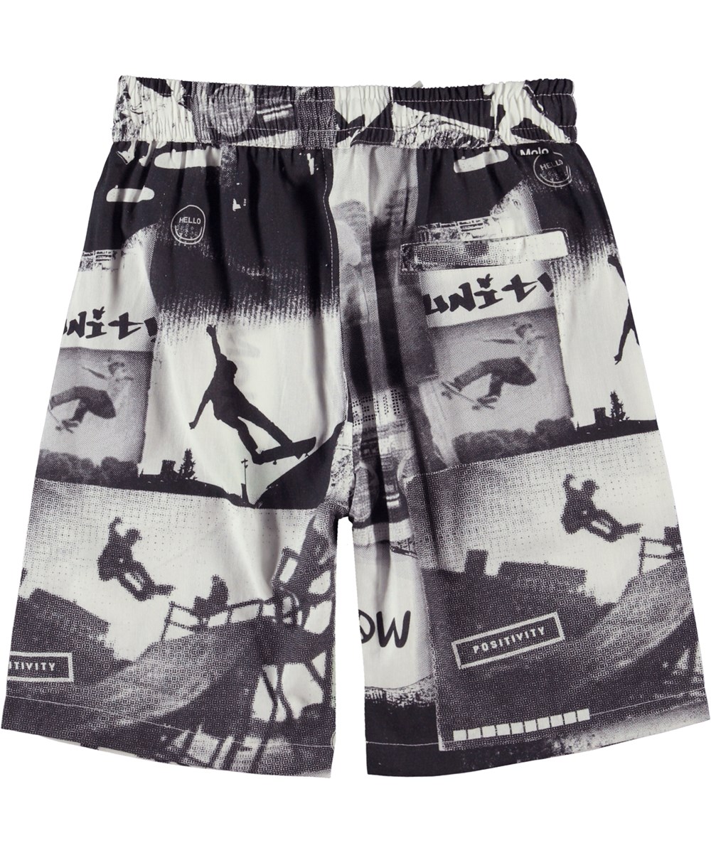 Avart - Free Skate - Biologische short met skater print