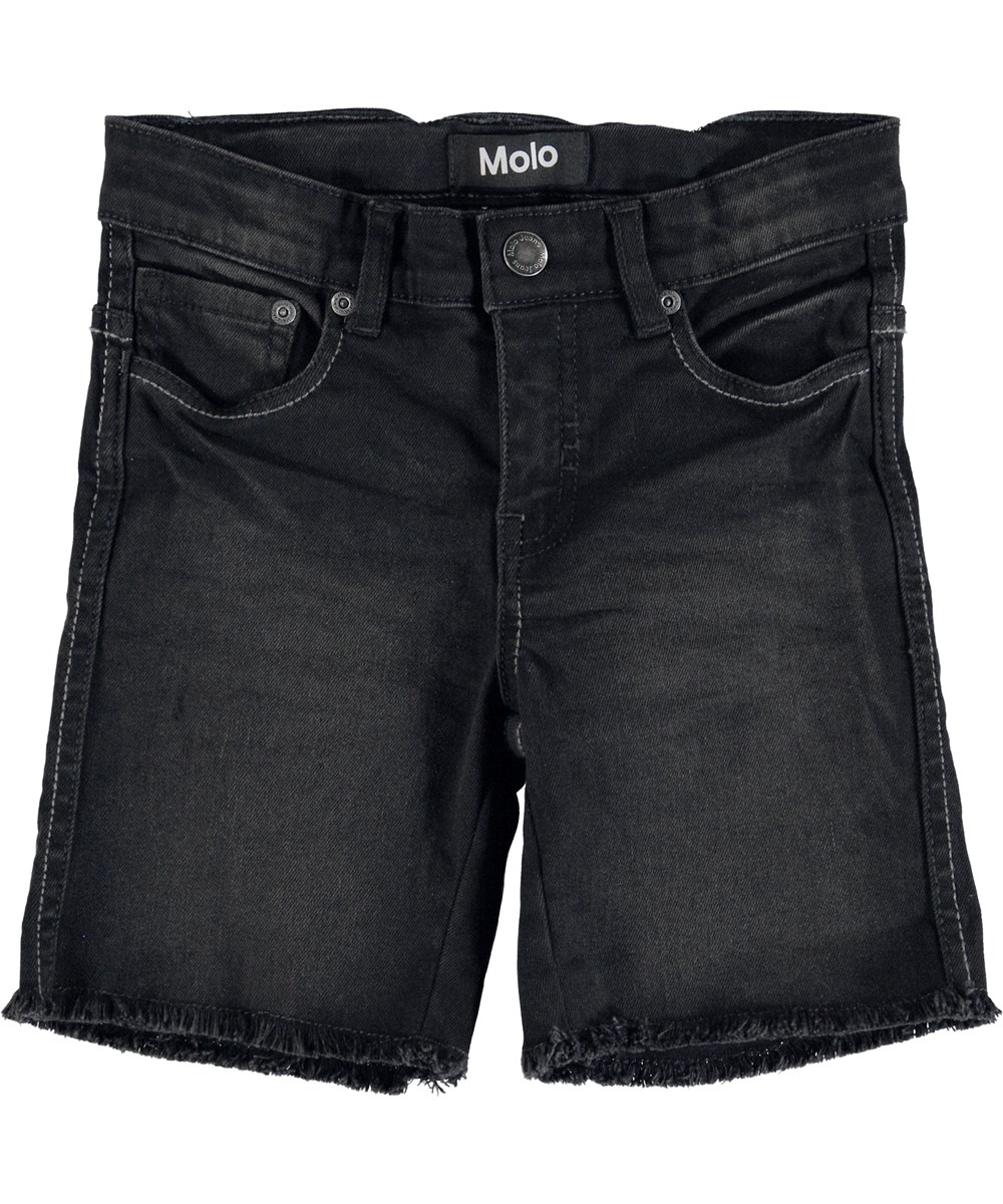 Avian - Washed Black - Shorts - Gewassen Zwart
