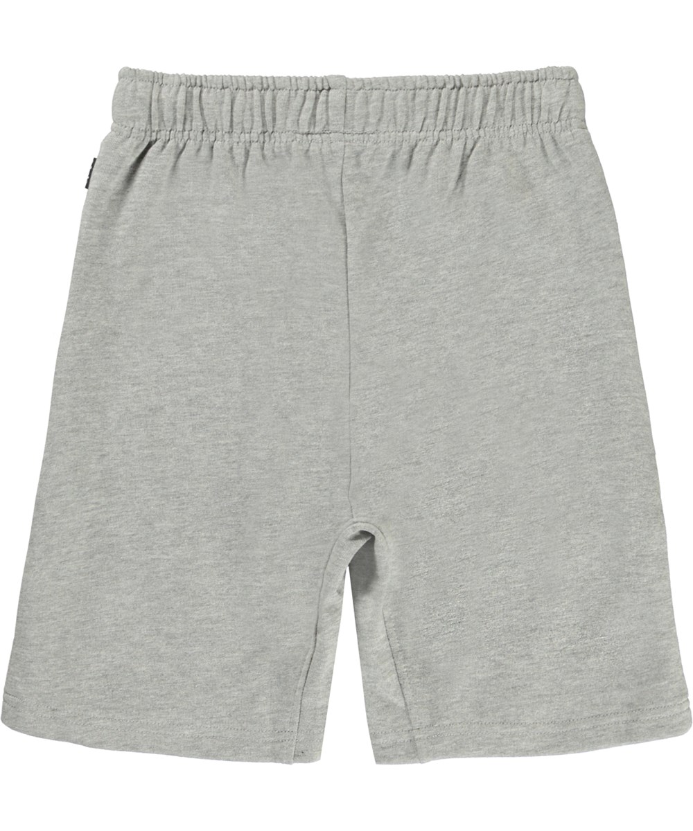 Axon - Grey Melange - Zachte comfortabele grijze short