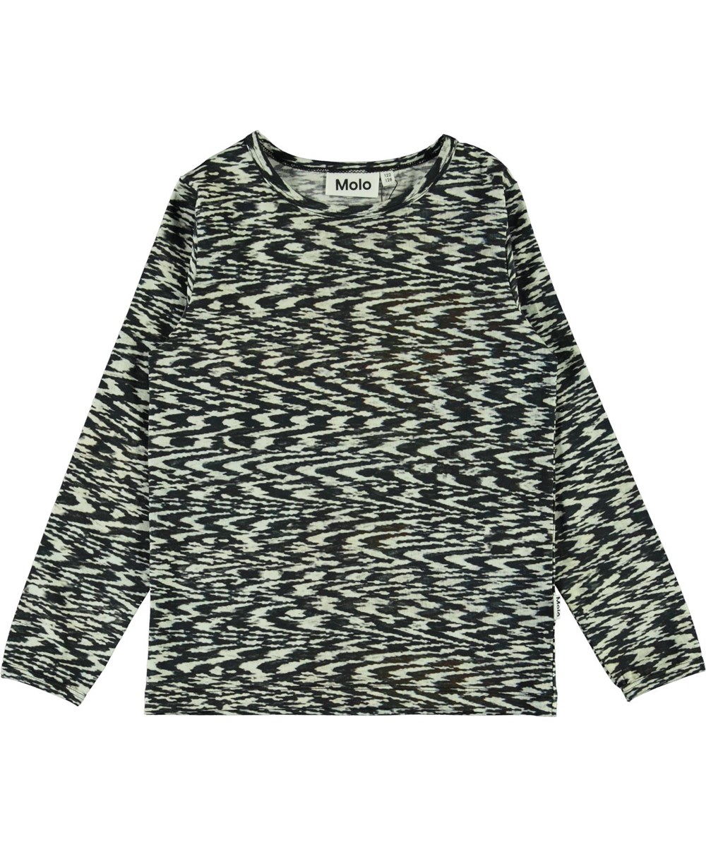 Luve - Interference - Zwart witte pyjama