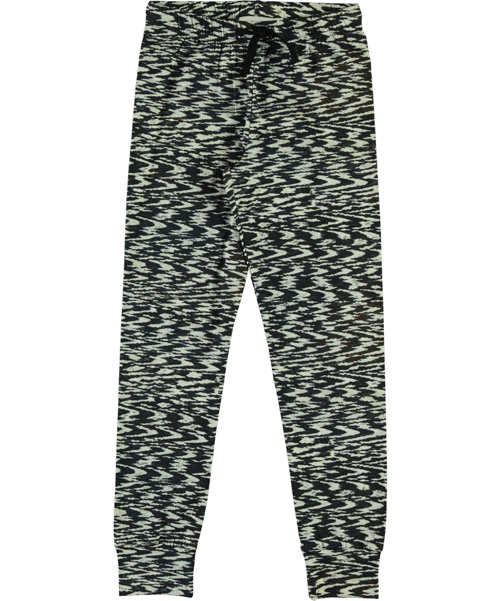 Luve - Interference - Zwart witte pyjama