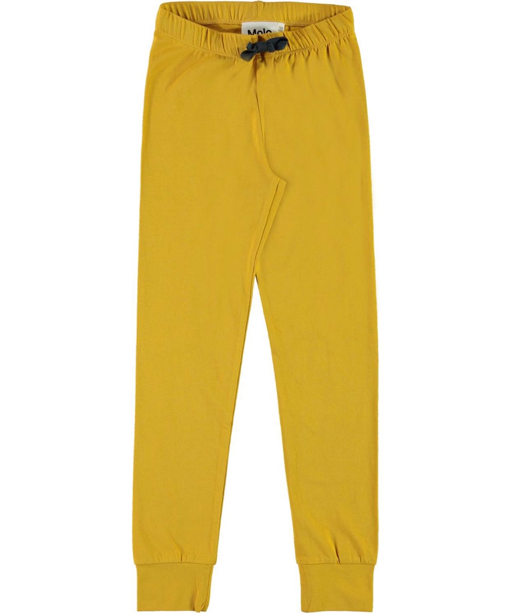 Luve - Nugget Gold - Gele biologische smiley pyjama