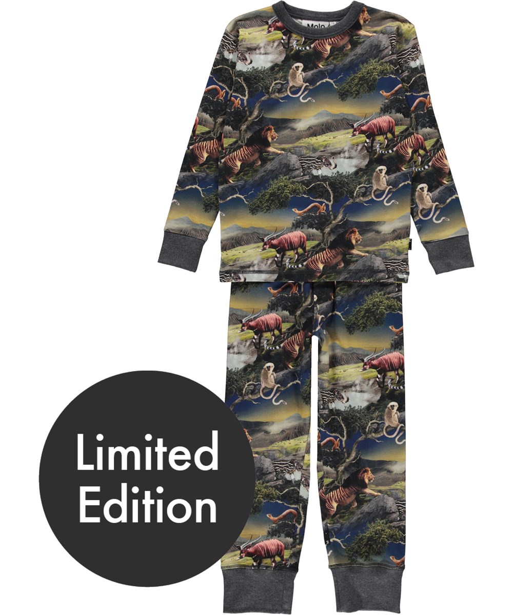 Tedo - Future Animals - Pants and blouse with animals print