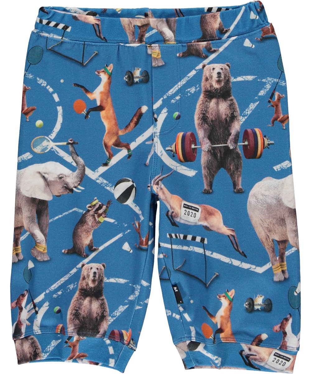 Thomas - Athletic Animals - Tweedelige pyjamaset van zacht biologisch katoen