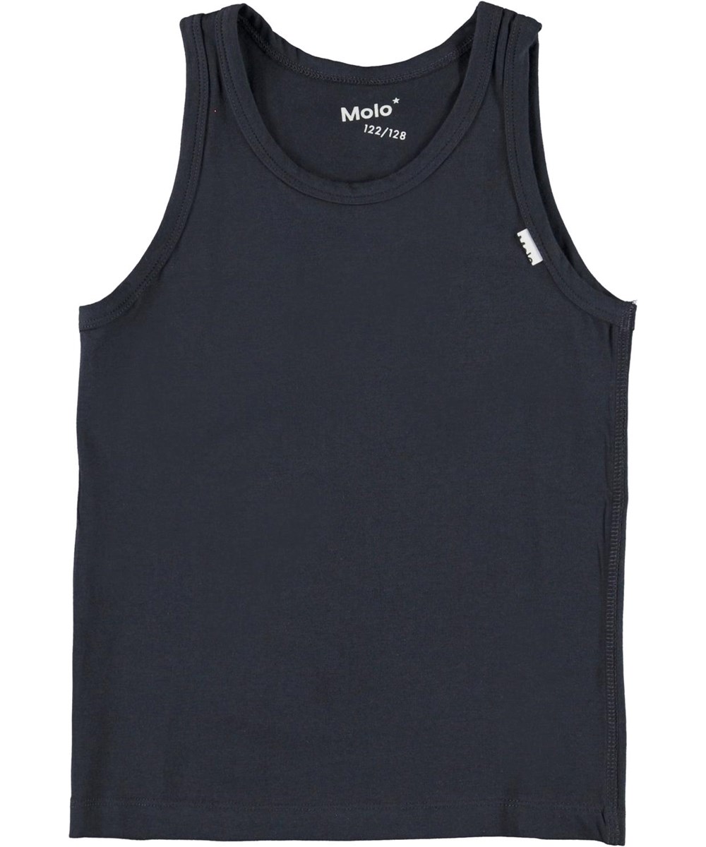 Jayden 2-Pack - Navy Grey - Biologische 2-pak hemden in grijs en blauw