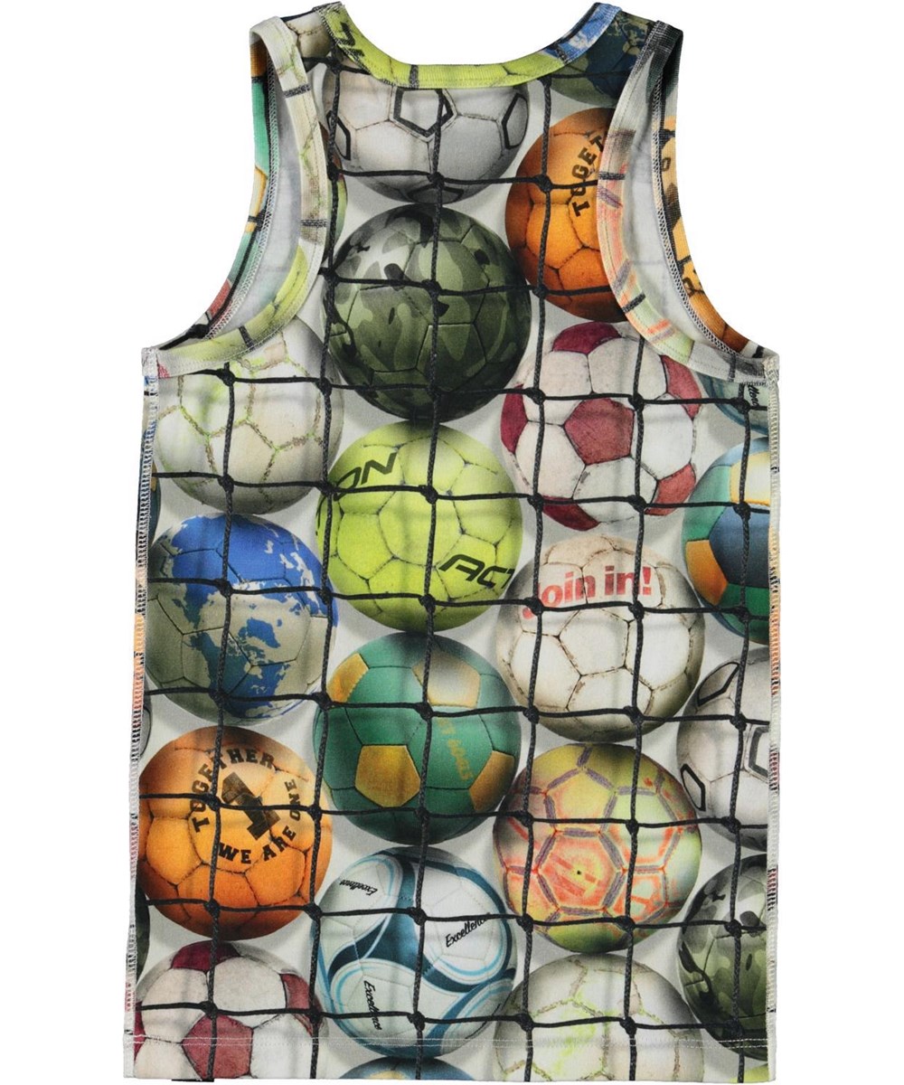 Jim - Footballs - Biologische hemd met voetballen