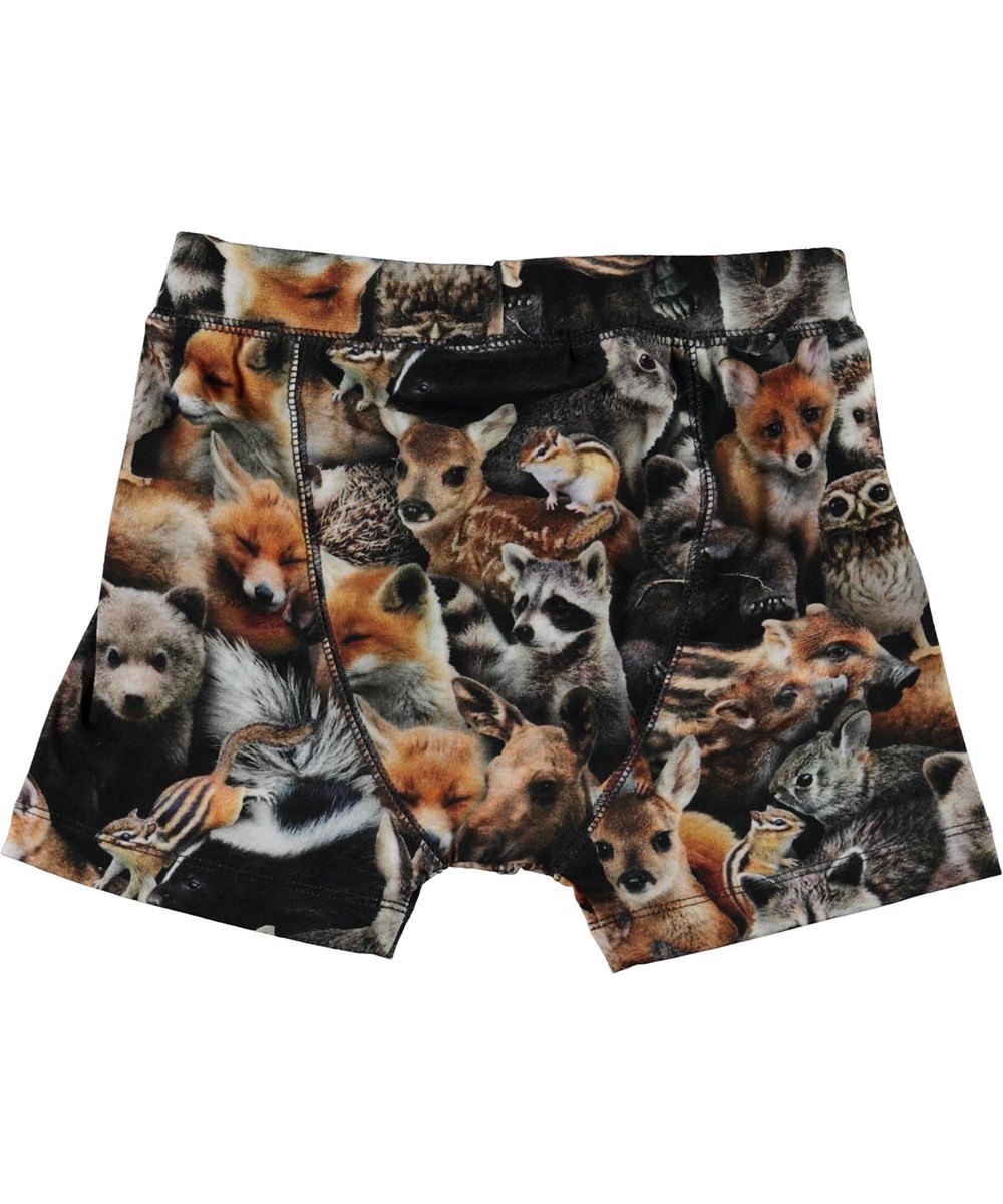 Jon - Forest Animals - Biologische boxershort met dierenprint