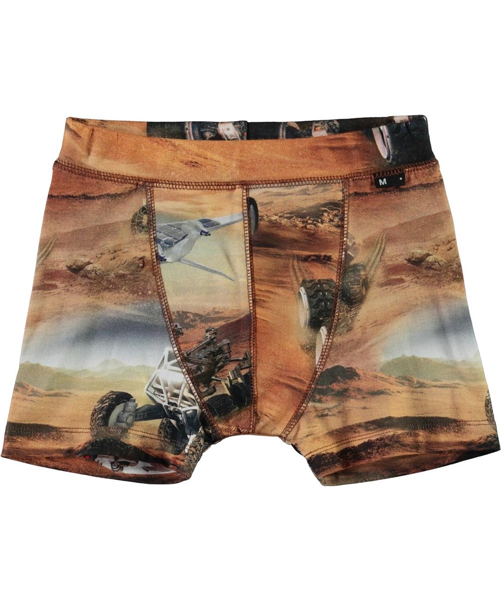 Jon - Mars - Biologische boxershort met Marsprint