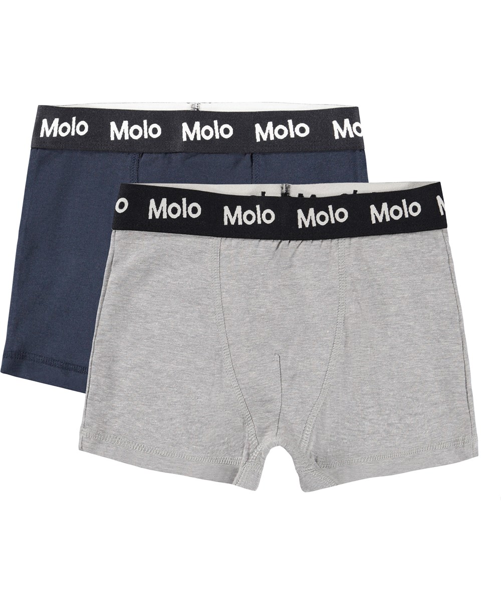 Justin 2-pack - Navy Grey - 
