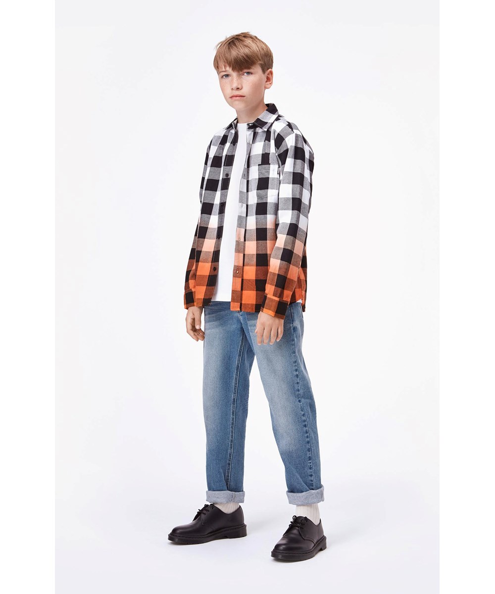 Raft - Check - Rood en zwart geblokte blouse