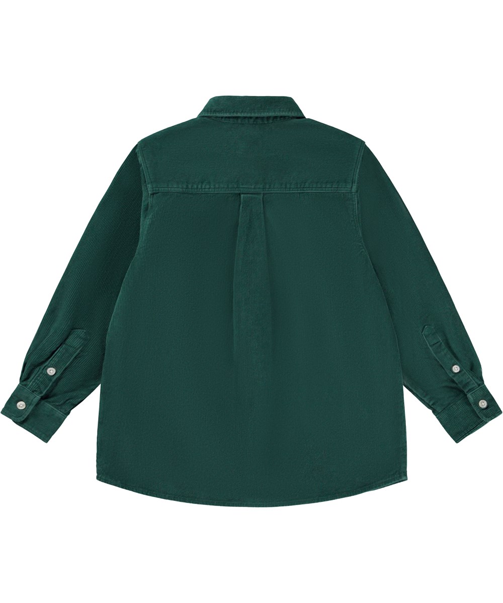 Rozz - Fantasy Forest - Groene ribfluwelen corduroy overhemd