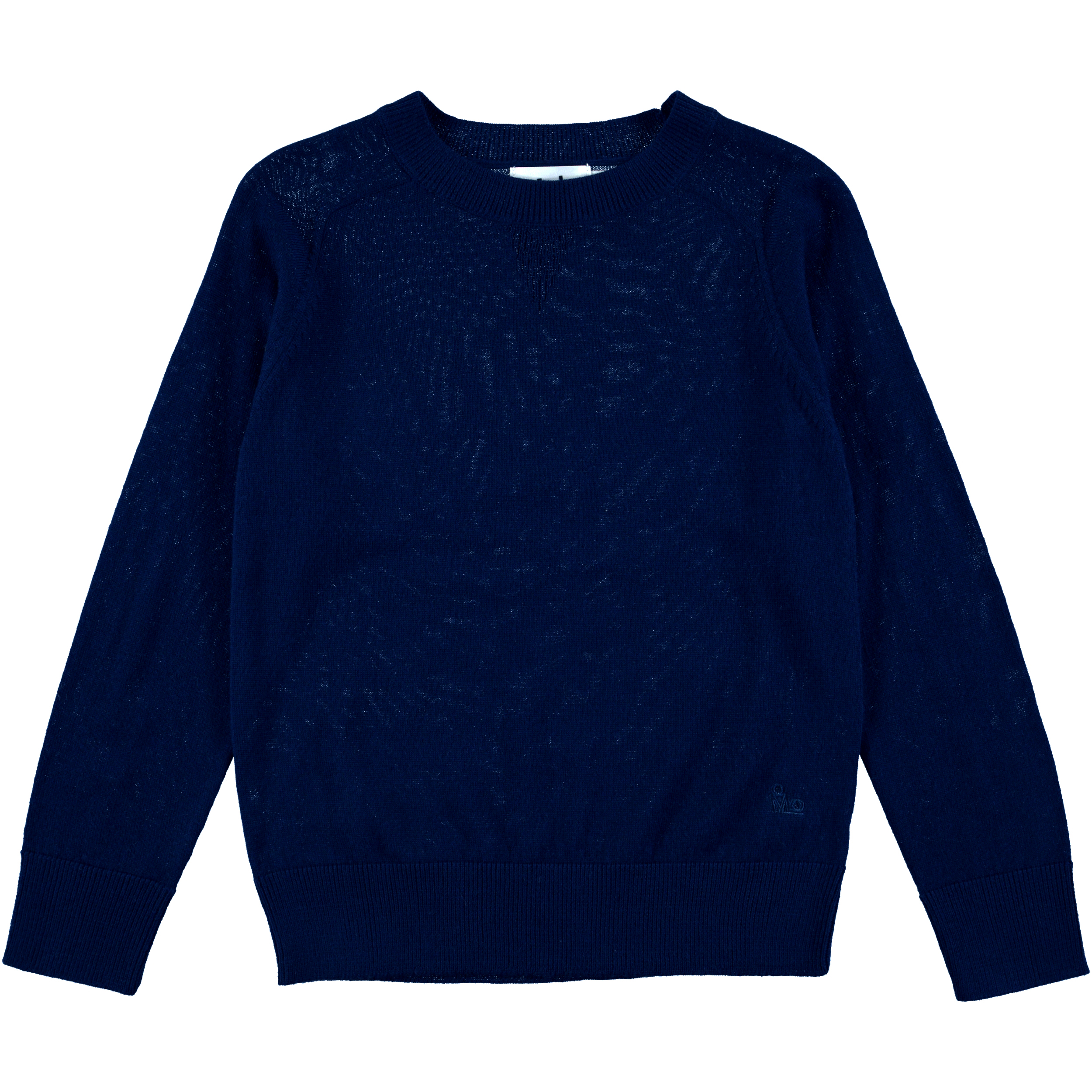 Billy Infinity Donkerblauwe, fijn gebreide trui van wol Billy Grey Melange Grijze, fijn gebreide trui van wol Molo
