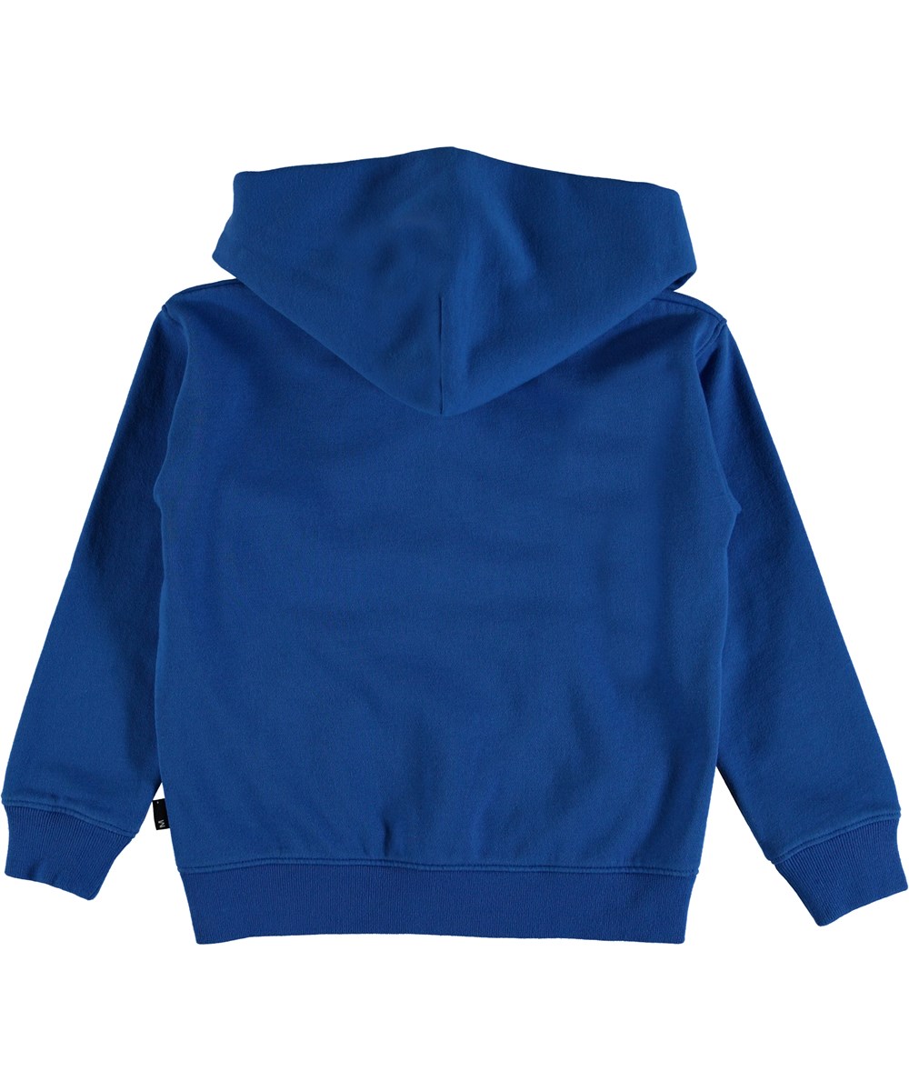 Macci - A_I_ Blue - Hoodie met tekst op de voorkant