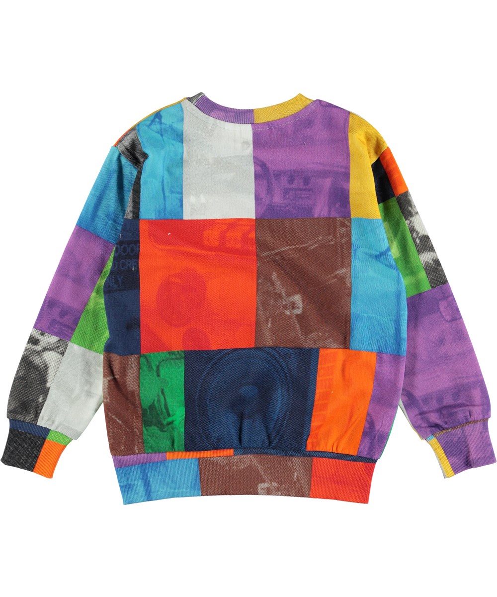 Mik - Music Patchwork - Trui met kleurrijke blokken