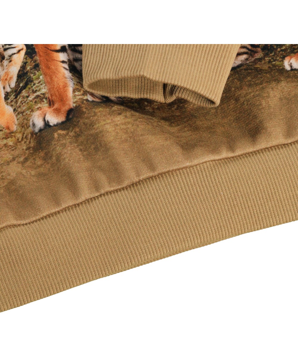 Miksi - Bengal Tiger - Kindersweater met een tijgerprint gemaakt van biologisch katoen 