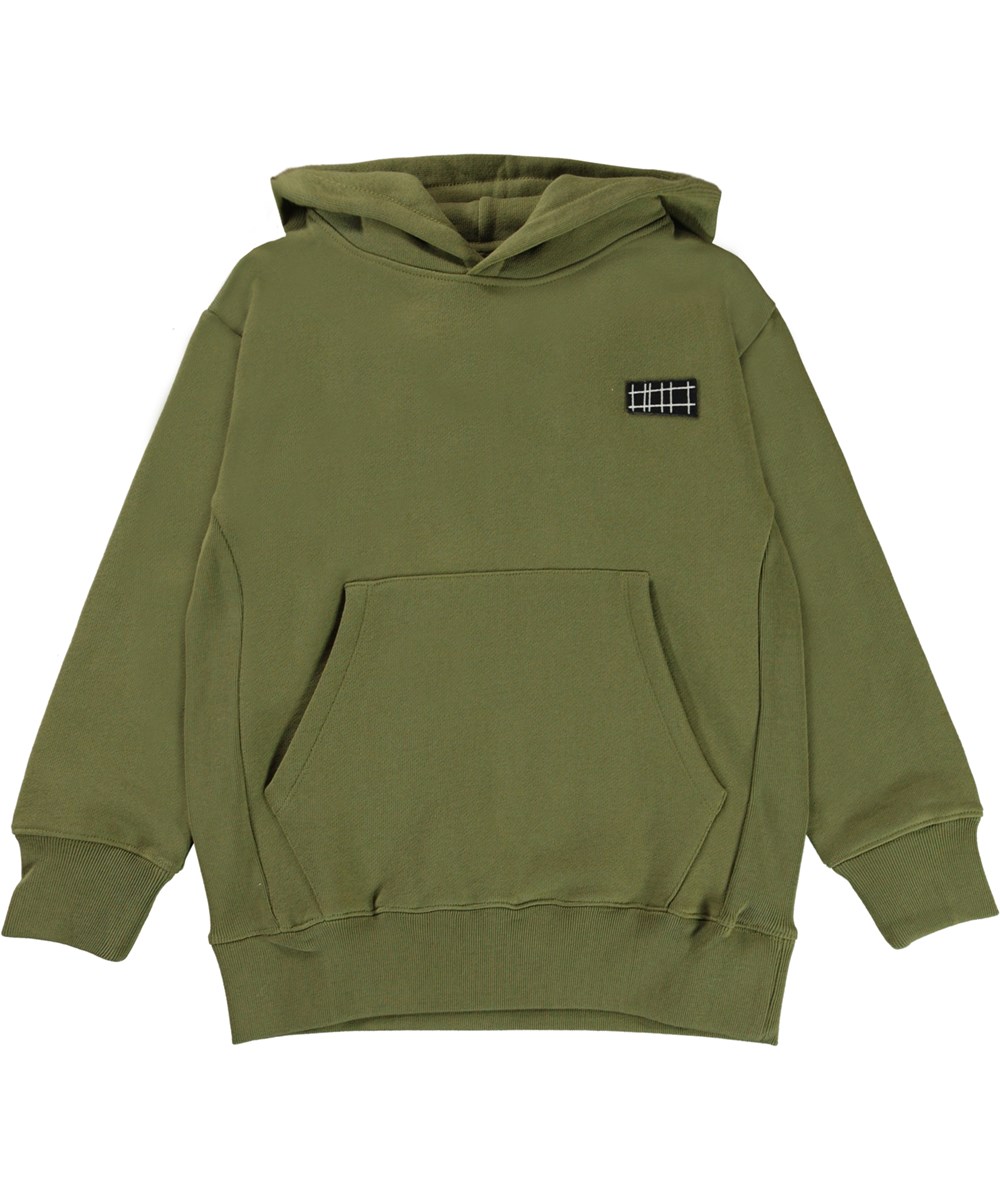 Moz - Sphagnum - Groene biologische hoodie