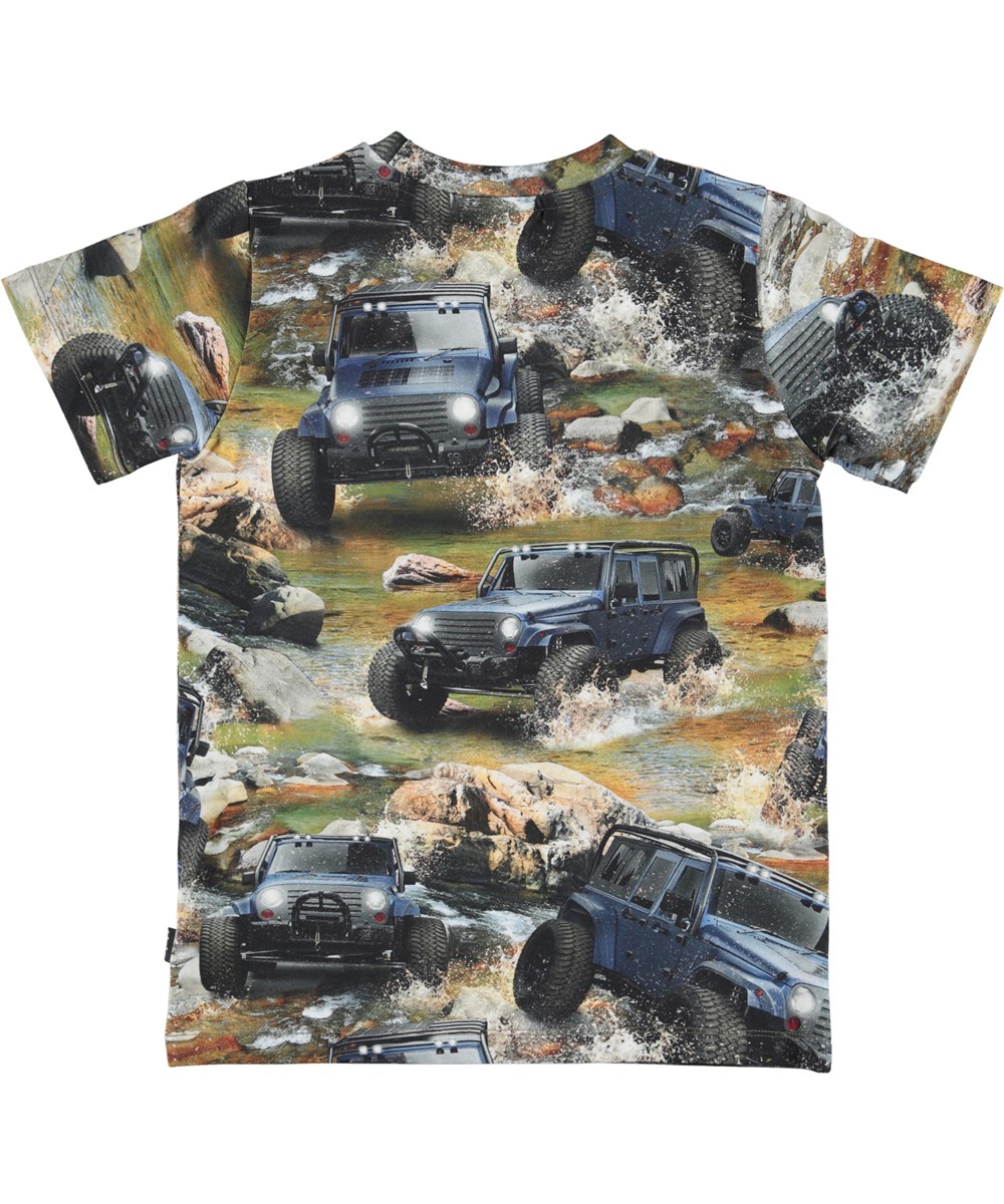 Ralphie - Jeeps - Biologische t-shirt met een print van jeeps