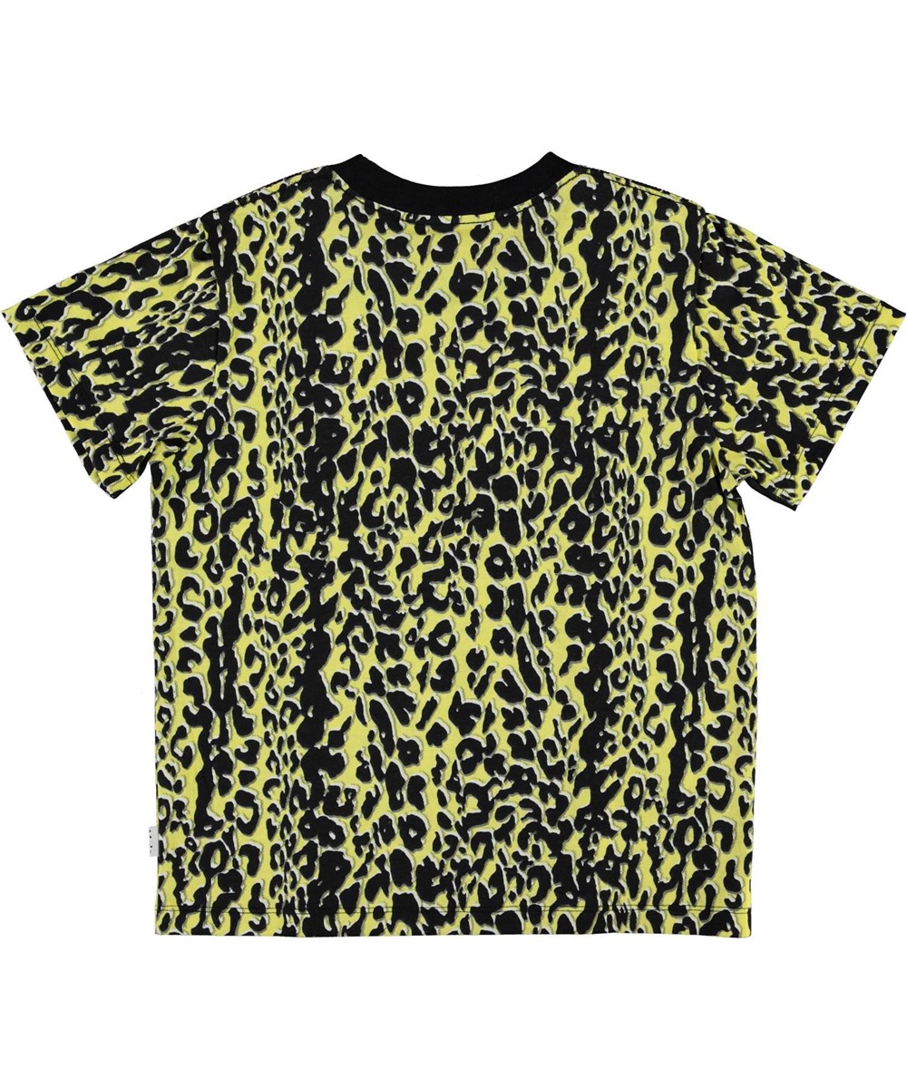 Rame - Shadow Leopard - Gele en zwarte luipaard t-shirt