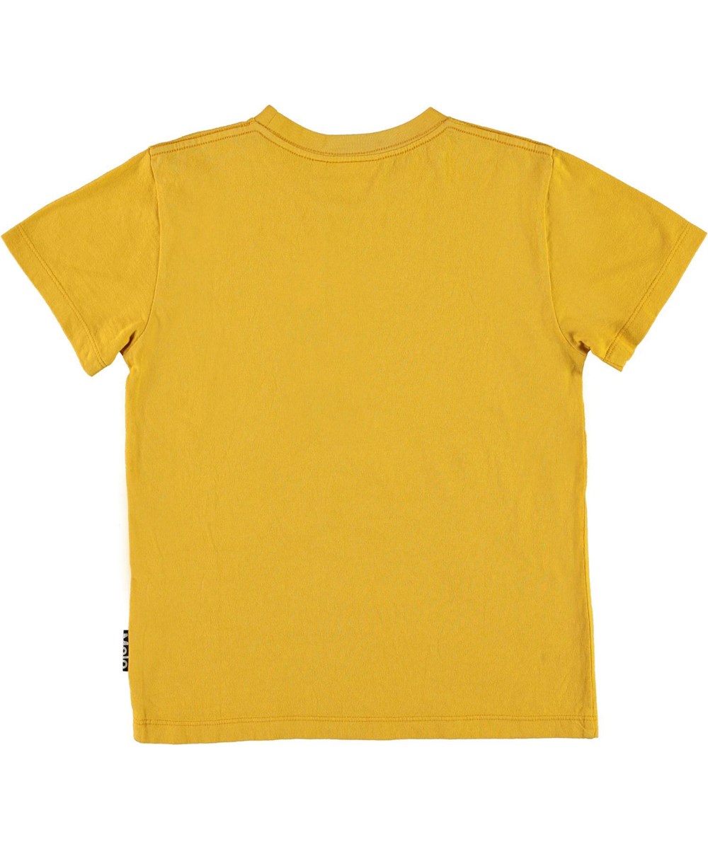 Rame - Sunrise - Gele smiley palmbomen t-shirt