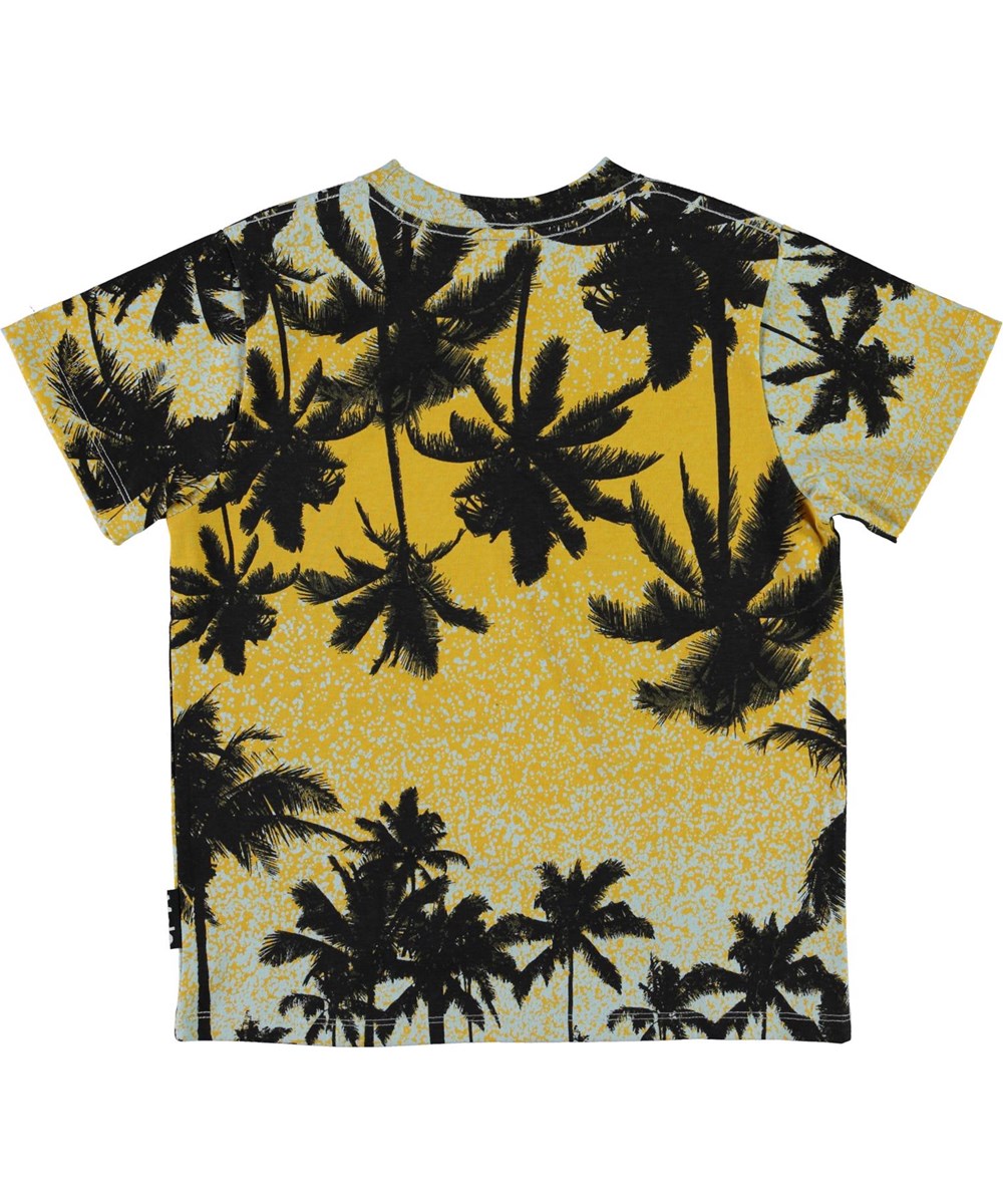Rame - Sunrise Palms - Biologische t-shirt met palmbomen print
